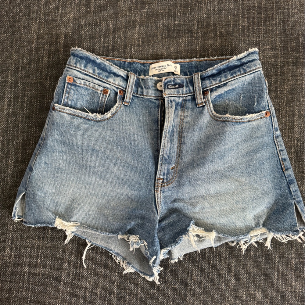 Abercrombie & Fitch Distressed Denim Shorts